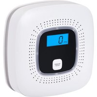 Digitaler CO-Melder mit austauschbarer Batterie – Digitalanzeige – Testtaste – LED-Anzeige – Kohlenmonoxid (Modell ghi) von ZVD