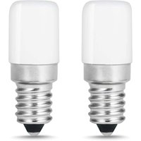 E14 LED-Kühlschranklampe (2 w) – Warmweiß für Nähmaschine (2er-Pack) von ZVD