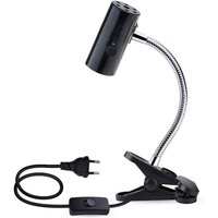 E27-Fassung mit Clip und Schalter – 360 Grad verstellbar, flexibler Arm – Reptilienlampe von ZVD