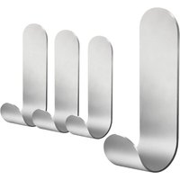 Edelstahlhaken, selbstklebende Haken, geeignet für Handtücher, Schlüssel, Haus, Küche, Bad, rostfrei und wasserdicht von ZVD