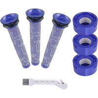 ZVD - Filter for Dyson V7 and V8,Reehi Replacement Vacuum Cleaner Filters for Dyson, Absolute and Animal, 3 hepa Post-Filters and 3 Pre-Filters for ZVD - Filter for Dyson V7 and V8,Reehi Replacement Vacuum Cleaner Filters for Dyson, Absolute and Animal, 3 hepa Post-Filters and 3 Pre-Filters for von ZVD