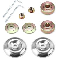 Freischneider Ersatzteile, 10 Stück Rasenmäher Teile und Zubehör, mit Druckplatte und Schutzabdeckung, Freischneider Ersatzteil, für Rasenmäher 0XBIT von ZVD