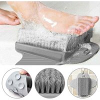 Fußschrubberbürste, Fußmassagegerät, Massagegerät, Duschbürste mit rutschfesten Saugnäpfen und weicher Fußakupressur-Massagematte für die Fußpflege Fußschrubberbürste, Fußmassagegerät, Massagegerät, Duschbürste mit rutschfesten Saugnäpfen und weicher Fußakupressur-Massagematte für die Fußpflege von ZVD