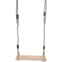 Kinderschaukel 40x16cm mit massiver Kiefernholzplatte von ZVD