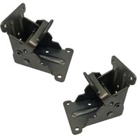 Klappstützen - selbstsichernde Scharniere - Beschläge und Faltenbälge für Beine - für Klappbeine, klappbare Werkbänke, Waschküche, Garage, Boot von ZVD