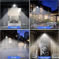 LED Außenstrahler Bewegungsmelder 20W, 24 LED Flutlicht IP65 Wasserdicht Außenbeleuchtung 6500K 220V Strahler für Garten, Terrasse, Garage, von ZVD
