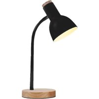 LED-Schreibtischlampe aus Holz mit Arm - Lese- und Nachttischlampe von ZVD