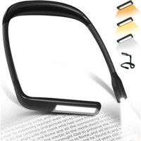 Leselicht für den Hals – wiederaufladbare Leselampe fürs Bett, 3 Farben, flexibles LED-Leselicht, Nackenlampe für Bücher, Stricken, Nähen, Camping, von ZVD