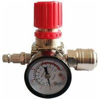 ZVD - Luftkompressor-Druckregler 1/4 Zoll – pneumatischer Regler – Druckregelventil 180 psi 12 bar (Dreiwegeventil) von ZVD