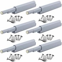 Magnetische Türschlösser mit Touch-Trigger für Schränke, Vitrinen, Türen mit One-Touch-Öffnen/Schließen (6 Stück) von ZVD