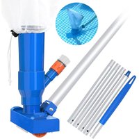 Pool Vacuum Cleaner, Mini Pool Jet Vacuum Cleaner Pool Cleaner Above Ground Swimming Pool Cleaning Kit Tools Portable Pool Vacuum Cleaner for Leaves von ZVD