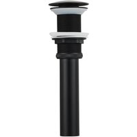 Pop-up-Spülbeckenablauf ohne Überlauf, Messing-Spülbeckenablauf, Pop-up-Ablaufstopfen, schwarz Pop-up-Spülbeckenablauf ohne Überlauf, Messing-Spülbeckenablauf, Pop-up-Ablaufstopfen, schwarz von ZVD