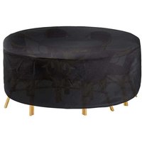 Rundes Gartentisch-Set, Abdeckung für runde Terrassentische und Stühle, winddichte, wasserdichte und UV-beständige Oxford-Gartenmöbelabdeckung – 200 von ZVD