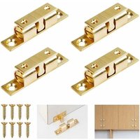 Schrankschnäpper, Türschließer, Messing-Türkugelschnäpper, Messing-Doppelkugelschnäpper, Doppelrollenschnäpper für Schrank, Möbel, Tür, von ZVD