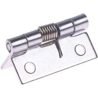 Schranktürscharniere, 1 Stück, 5,1 cm lang, Edelstahl, selbstschließendes Scharnier, Eckfederzug, Türscharnier, Möbelschrank-Reparatur, von ZVD