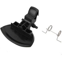 Schwarzer Handschuhfachdeckelgriff mit Federersatz für Citroen C4 2004-2010, ABS + Metall von ZVD