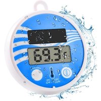Solarbetriebenes Poolthermometer, großes digitales LCD-Display, leicht ablesbare Wassertemperatur, geeignet für Innen- und Außenpools, Spas, Teiche, von ZVD