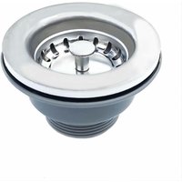 Spülbeckenablauf ohne Überlaufkorb Edelstahl ø 84 mm 1½", Edelstahl + ABS, Ablauf + Korb Spülbeckenablauf ohne Überlaufkorb Edelstahl ø 84 mm 1½", Edelstahl + ABS, Ablauf + Korb von ZVD