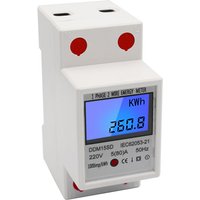 Stromzähler - LCD-Hintergrundbeleuchtung - 5-80A 220V 50Hz von ZVD