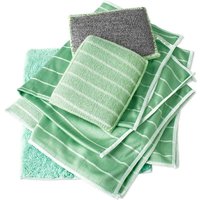 Stück Bambus-Mikrofasertücher für Fenster, Spiegel, Fliesen, Karosserie, Mikrofaser, Bambus, Glas, Haushalt, Badezimmer von ZVD