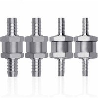 Stück Kraftstoff-Rückschlagventil aus Aluminiumlegierung, 6/8/10/12 mm Kraftstoffventil mit Pfeil für Benzin-Diesel-Auto-Boot-Motorrad Stück Kraftstoff-Rückschlagventil aus Aluminiumlegierung, 6/8/10/12 mm Kraftstoffventil mit Pfeil für Benzin-Diesel-Auto-Boot-Motorrad von ZVD