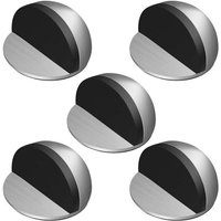 Stück Türstopper, selbstklebende Türstopper aus Edelstahl, Stopper mit Gummipuffern, selbstklebender Türstopper für alle Hartböden, sorgen für den von ZVD