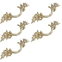 Stück Vintage-Türgriffe, Retro-Schranktürknauf, zum Dekorieren von Schubladen, Kommoden, Schränken, Möbeln usw. (Golden) von ZVD