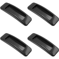 Stück selbstklebende Schiebetürgriffe aus Kunststoff für Türen und Fensterschränke mit Paste, Schwarz von ZVD