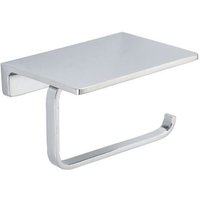 Toilettenpapierhalter mit Ablage, Chrom Toilettenpapierhalter mit Ablage, Chrom von ZVD