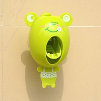 Toothpaste Dispenser Cartoon Strong Suction Cup Bathroom Accessories Set Green Toothpaste Dispenser Cartoon Strong Suction Cup Bathroom Accessories Set Green von ZVD