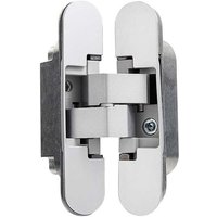 Unsichtbares Türscharnier, 2er-Set unsichtbare Scharniere für schwere Türen, Tragkraft 40 kg, Öffnung 180º, Zamak von ZVD