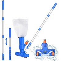 Verbesserter Poolsauger mit Bürste, Laubbeutel und 40-Zoll-Stange, 1 Stück von ZVD