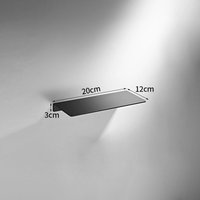 Wandregal zum Kleben fürs Badezimmer - Kleines selbstklebendes Edelstahlregal - Ohne Bohren von ZVD