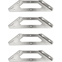 Wandregalhalterung, Wandregalhalterung, robuste Metall-Regalhalterung, robuste Edelstahl-Halterung, Metall-Dreieck-Regalhalterung für Regal, Küche, von ZVD