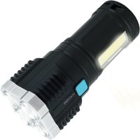 ZVD - Wiederaufladbare LED-Taschenlampe 1200 lm – 4 Modi, wasserdicht – Haushalt – Camping – Wandern – Notfall von ZVD
