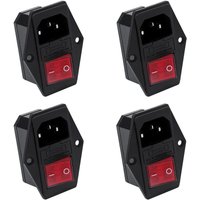 X Wippschalter für Einbausteckdosen für 3D-Drucker – 10 a, 250 v – 10 a Sicherung von ZVD