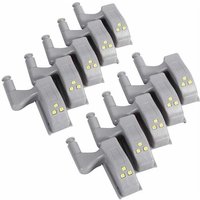 ZVD-10 Pcs LED Scharnier Sensor Licht für Schrank Kleiderschrank Küche Nacht Lampe Kleiderschrank Schrank Nacht Licht von ZVD