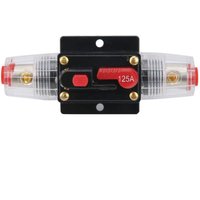 ZVD 12-24 V 125 A Stereo-Audio-Leistungsschalter, selbstwiederherstellende Sicherung, Inline-Halter für Auto, Boot von ZVD