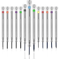 ZVD 13-teiliges Präzisions-Schraubendreher-Set – Mini-Schraubendreher-Set mit Schlitz/Kreuzschlitz – für Uhrmacher, Feinmechaniker – für Uhren – von ZVD