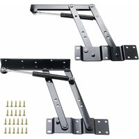 ZVD-2 Stück hochklappbares Couchtischscharnier, robuster hochklappbarer Couchtischmechanismus, hochklappbares Federscharnier für Couchtisch von ZVD