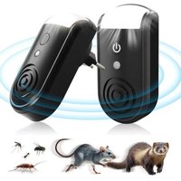 ZVD-2er-Pack Ultraschall-Mäuseabwehr, Nagetier-Ratten-Nachtlicht, Plug-in-Schädlingsabwehr, ästhetisch, elektronisch, für den Innenbereich, von ZVD