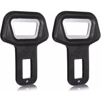 ZVD-2pcs Sicherheitsgurtschnalle mit Flaschenöffner Sicherheitsgurtverbinder für alle Automarken, Auto Sicherheitsgurtschnalle Clip Schwarz von ZVD