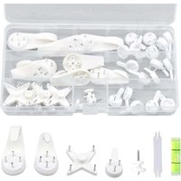 ZVD-39PCS Spurenlose Wandhalterungshaken, Bilderwandhaken, Bilderaufhängehaken, Bilderhaken, Wandhaken zum Aufhängen von Bilderrahmen, Gemälden und ZVD-39PCS Spurenlose Wandhalterungshaken, Bilderwandhaken, Bilderaufhängehaken, Bilderhaken, Wandhaken zum Aufhängen von Bilderrahmen, Gemälden und von ZVD