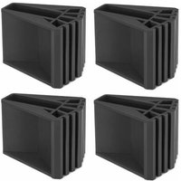 ZVD- 4 Stück Leiterfußabdeckungen PVC Leiterfüße rutschfeste Gummipads Leiter Ersatzfüße Universal rutschfestes Gummi für Leiter ZVD- 4 Stück Leiterfußabdeckungen PVC Leiterfüße rutschfeste Gummipads Leiter Ersatzfüße Universal rutschfestes Gummi für Leiter von ZVD