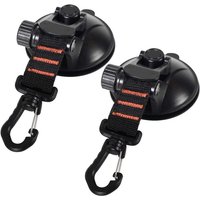 ZVD 4 Stück Saugnapf-Anker mit Saugnapf-Halterung für Auto-Campingplane, Multifunktions-Saugnapf-Zubehör für Zelte als Auto-Seitenmarkise von ZVD