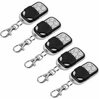 ZVD - 5pcs Télécommande Universel Clonage Portail Electrique Garage Ouvre-Porte Fob 433mhz Remplacement Porte Clé- ZVD - 5pcs Télécommande Universel Clonage Portail Electrique Garage Ouvre-Porte Fob 433mhz Remplacement Porte Clé- von ZVD