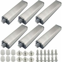 ZVD-6 Stück Push to Open Magnet Tür Schrank Push Open Push Push Schrank Magnetverschluss für Schranksystem Puffer Scharnier Riegel Metallverschlüsse von ZVD