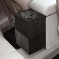 ZVD Auto-Mülleimer mit Deckel – hängender Müllsack mit Aufbewahrungstaschen, faltbarer und tragbarer wasserdichter Organizer, großes Fassungsvermögen von ZVD