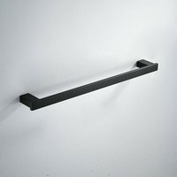ZVD Badezimmer-Handtuchhalter, Edelstahl, 40 cm Handtuchstange, Schwarz, BA8003B-40 von ZVD