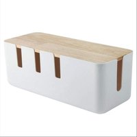 ZVD - Cable Storage Box, Cable Box for Power Strips Hide Electrical Cords from TVs, Computers and Desktop, 30.3 12.4 11.6cm ZVD - Cable Storage Box, Cable Box for Power Strips Hide Electrical Cords from TVs, Computers and Desktop, 30.3 12.4 11.6cm von ZVD